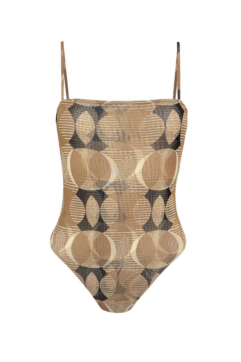 Illusion Upcycled Mesh One Piece // Mahina