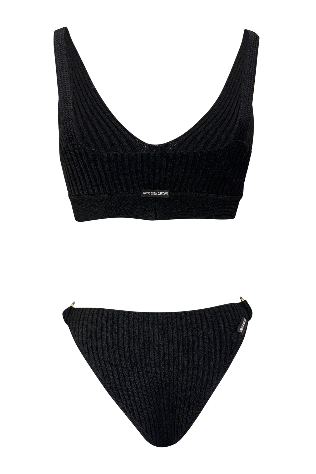 Equinox Knit Lounge Bikini Set // Noir Tides